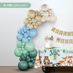 DIY Balloon Garland Arch PRO Kit - Whimsical Woodlands Theme w/ Easy How To Video - 1st Birthday Decor, Baby Shower Party Supplies Set
