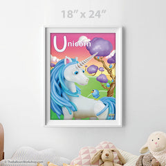 Balloon Unicorn Poster