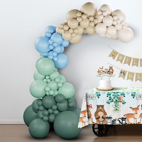 DIY Balloon Garland Arch PRO Kit - Whimsical Woodlands Theme w/ Easy How To Video - 1st Birthday Decor, Baby Shower Party Supplies Set