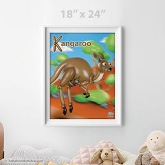 Balloon Kangaroo Poster
