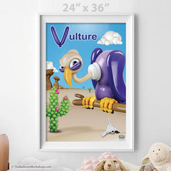 Balloon Vulture Poster