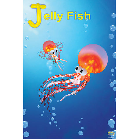 Balloon Jelly Fish Poster