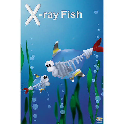 Balloon X-Ray Fish Poster